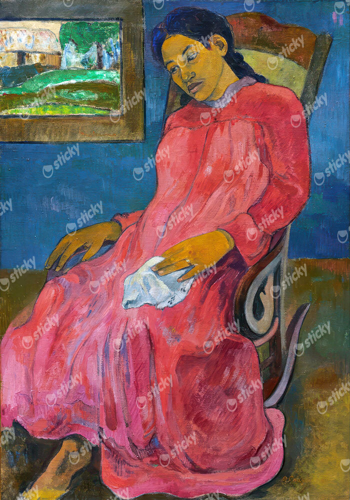 Πινακας σε καμβά PAUL GAUGUIN - FAATURUMA MELANCHOLIC