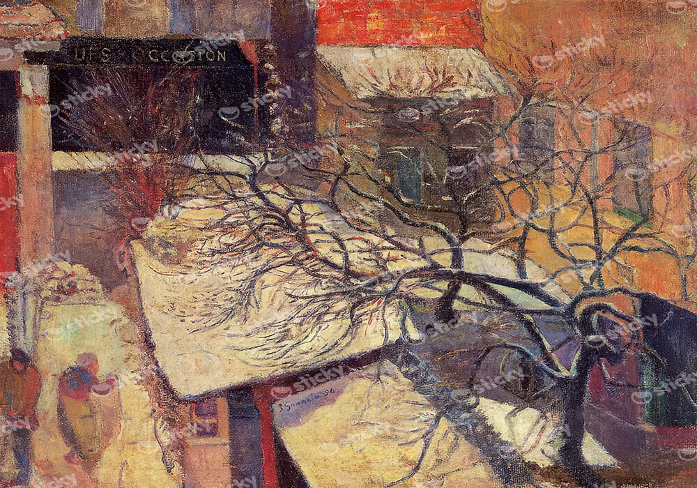 Πινακας σε καμβά PAUL GAUGUIN - PARIS IN THE SNOW