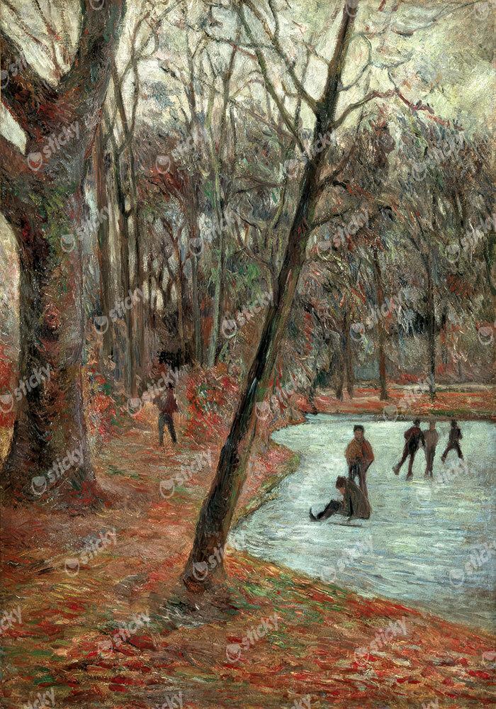 Πινακας σε καμβά PAUL GAUGUIN - SKATERS IN FREDERIKSBERG PARK