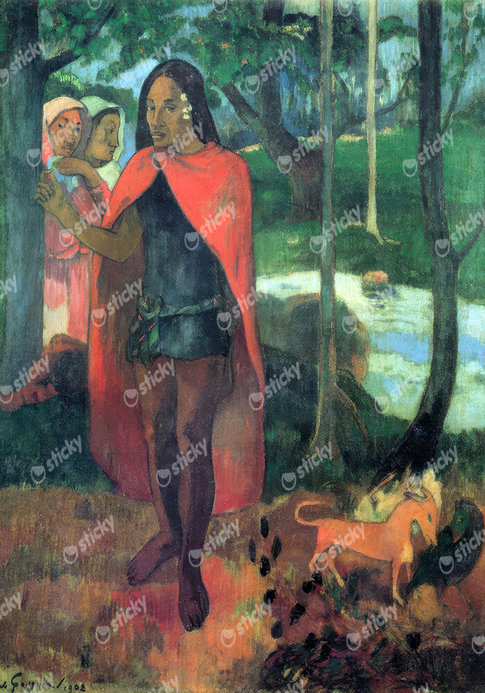 Πινακας σε καμβά PAUL GAUGUIN - THE SORCERER OF HIVA OA