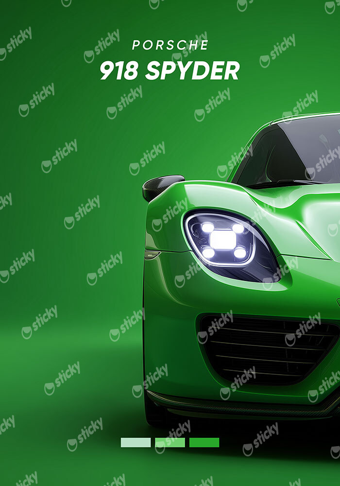 Πινακας σε καμβά PORSCHE 918 SPYDER