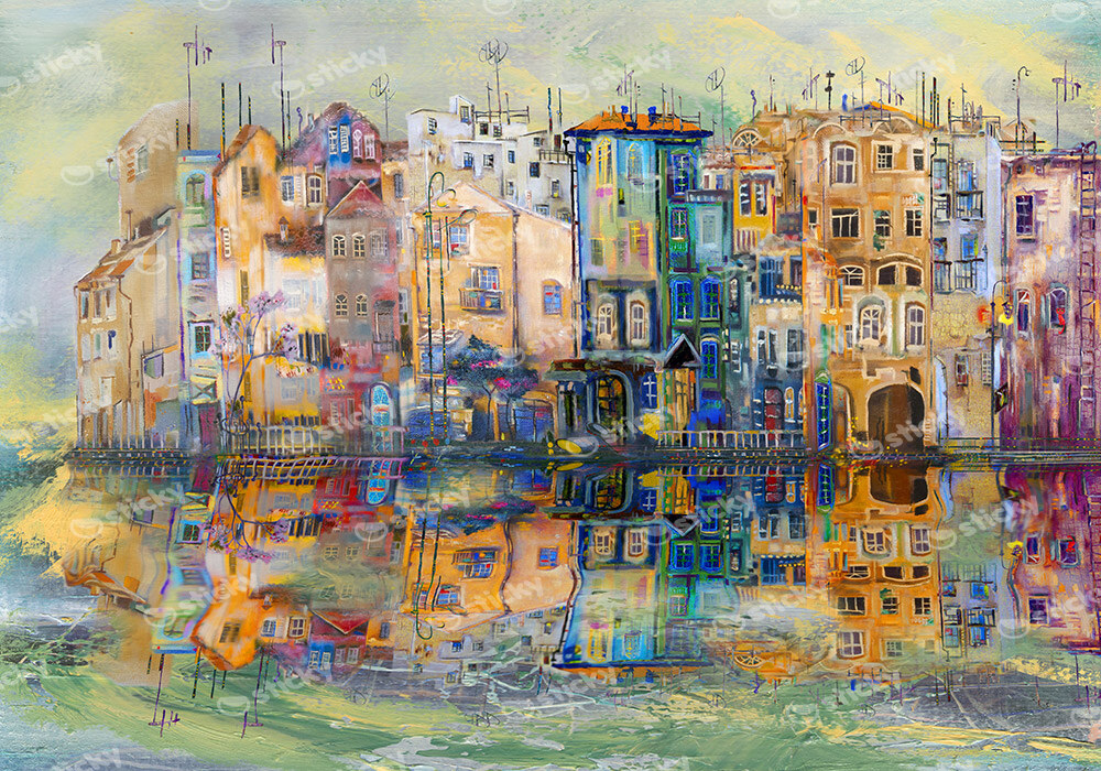 Πινακας σε καμβά COLOUR CITY