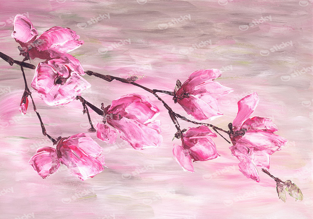 Πινακας σε καμβά MAGNOLIA BRANCH