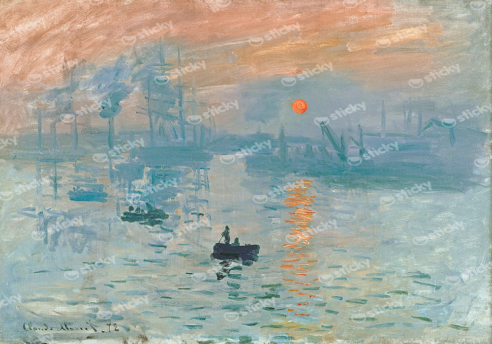 Πινακας σε καμβά MONET - SUNRISE