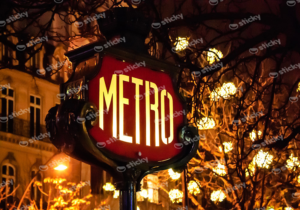 Πινακας σε καμβά PARIS METRO