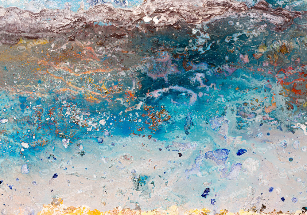 Πινακας σε καμβά ABSTRACT SEA WAVES