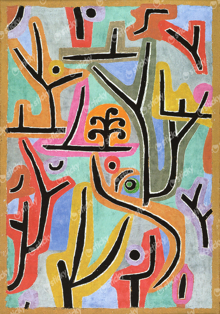 Πινακας σε καμβά PAUL KLEE - PARK NEAR LU