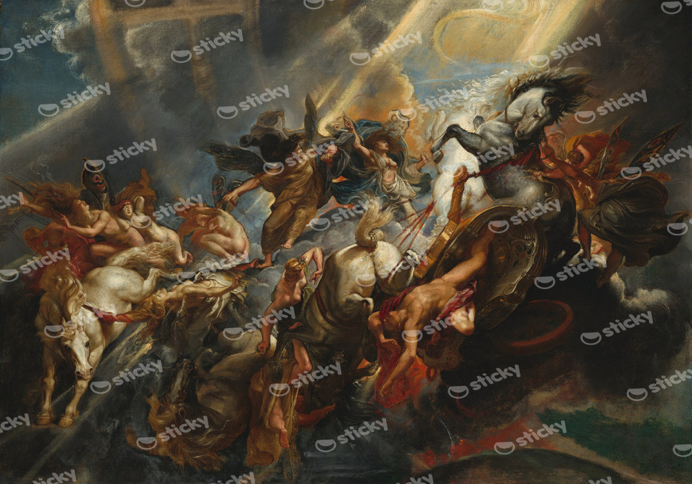 Πινακας σε καμβά RUBENS - THE FALL OF PHAETON