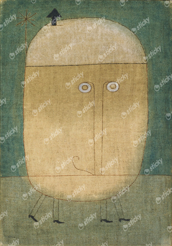 Πινακας σε καμβά PAUL KLEE - MASK OF FEAR