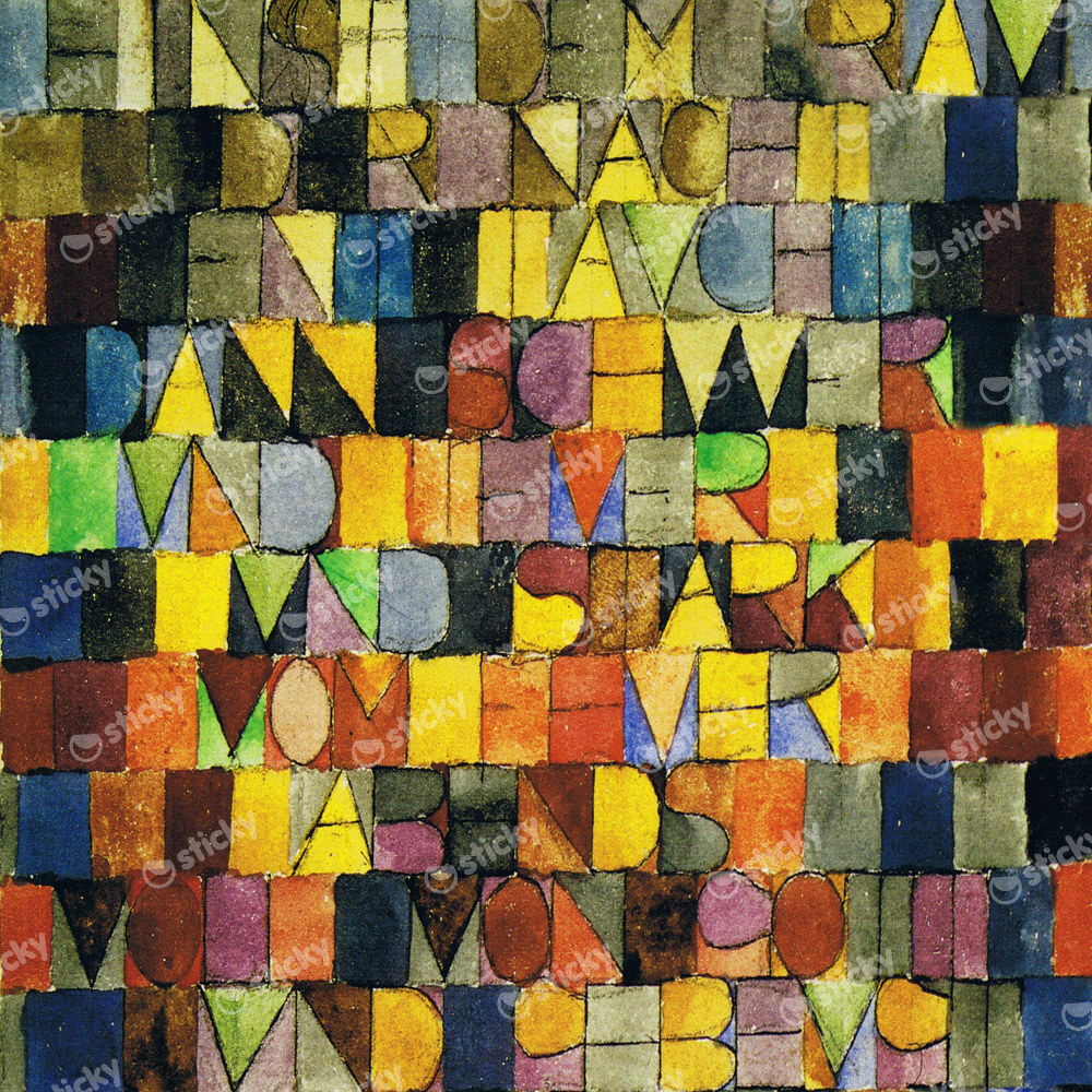 Πίνακας σε καμβά PAUL KLEE - ONCE EMERGED FROM THE GREY OF NIGHT