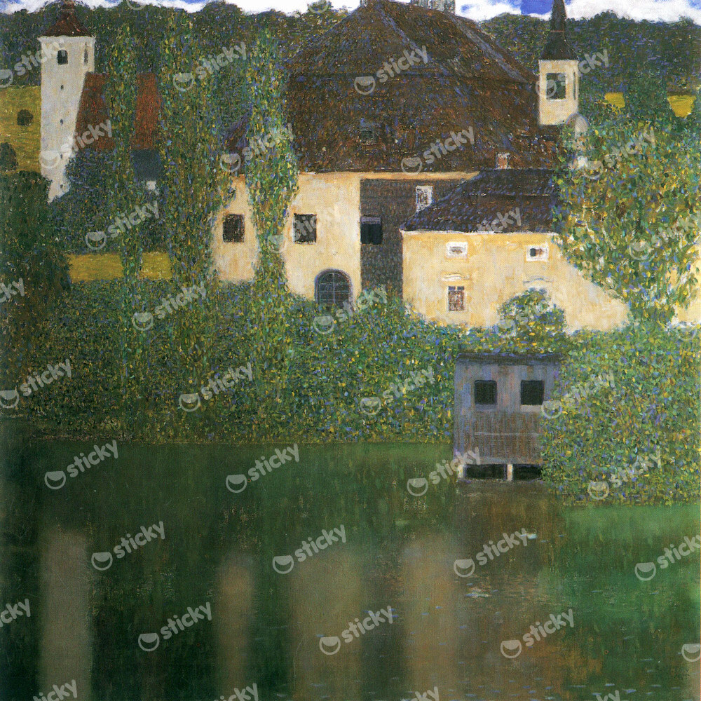 Πινακας σε καμβα KLIMT - SCHLOSS KAMMER AT LAKE ATTER