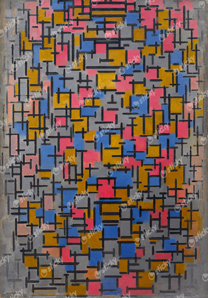 Πινακας σε καμβά MONDRIAN - COMPOSITION