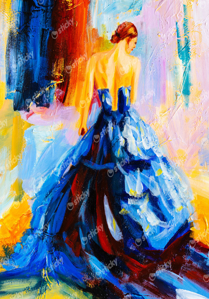 Πινακας σε καμβά OIL PAINTING SPANISH DANCER