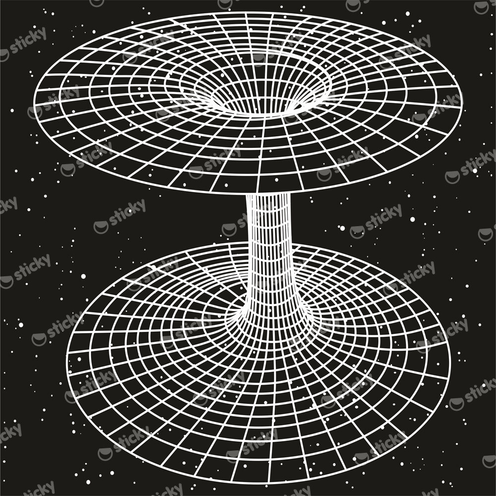 Πίνακας σε καμβά RELATIVITY THEORY BLACK HOLE