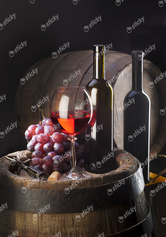 Πινακας σε καμβά WOOD BARREL