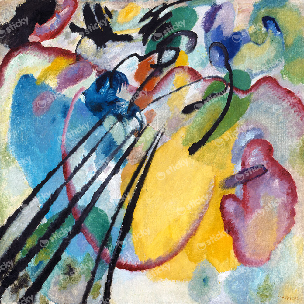 Πίνακας σε καμβά KANDINSKY - IMPROVISATION 26