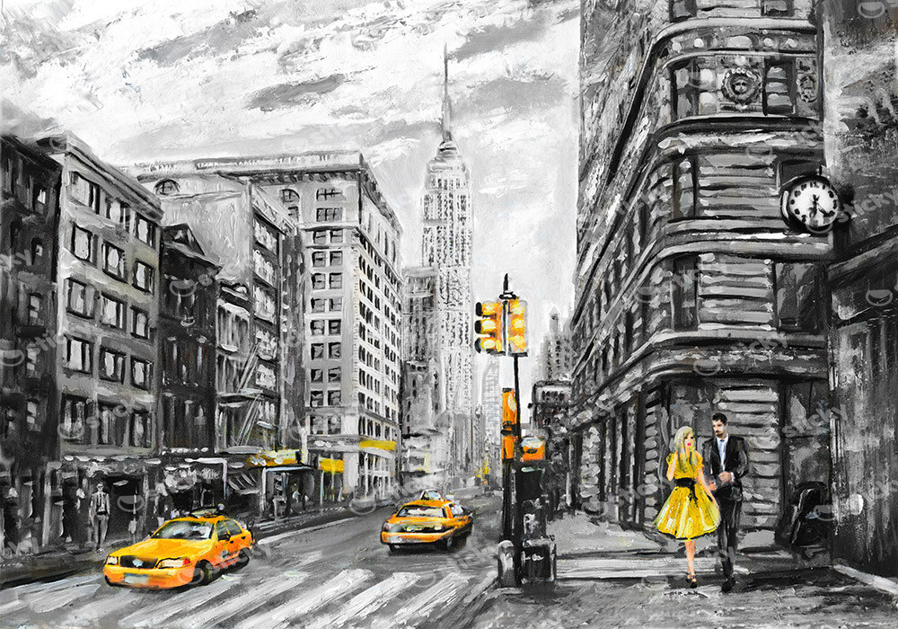 Πινακας σε καμβά NEW YORK PAINTING