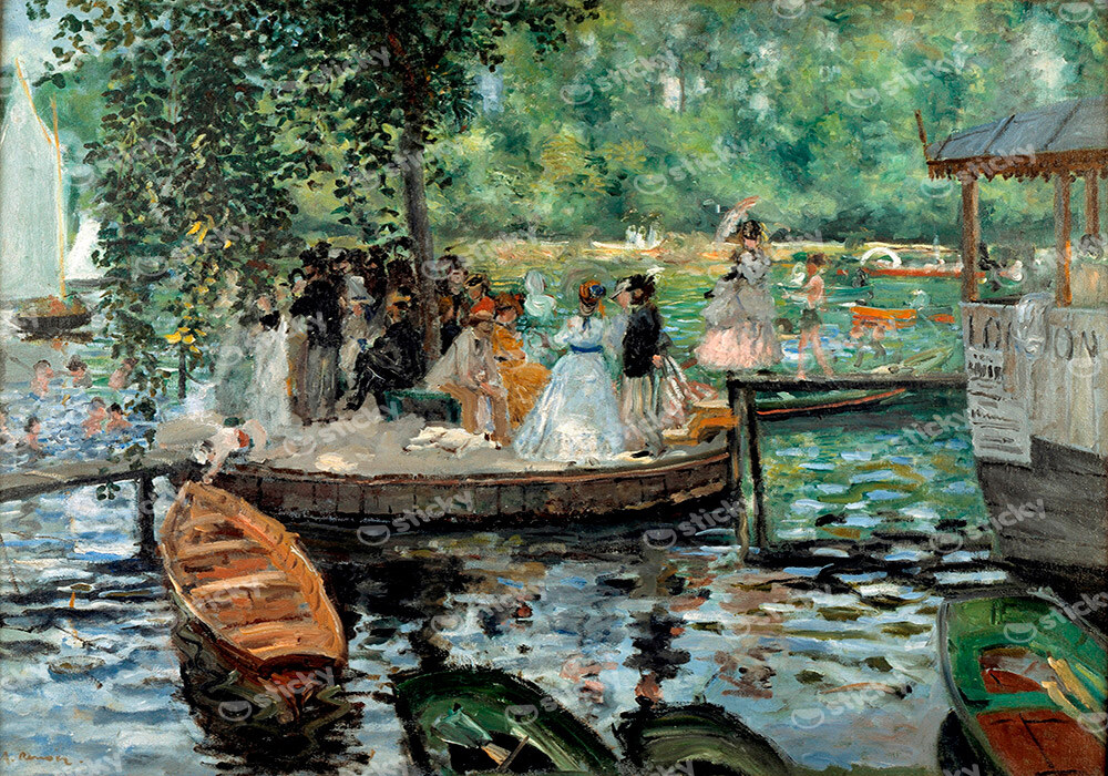 Πινακας σε καμβά RENOIR - LA GRENOUILLERE