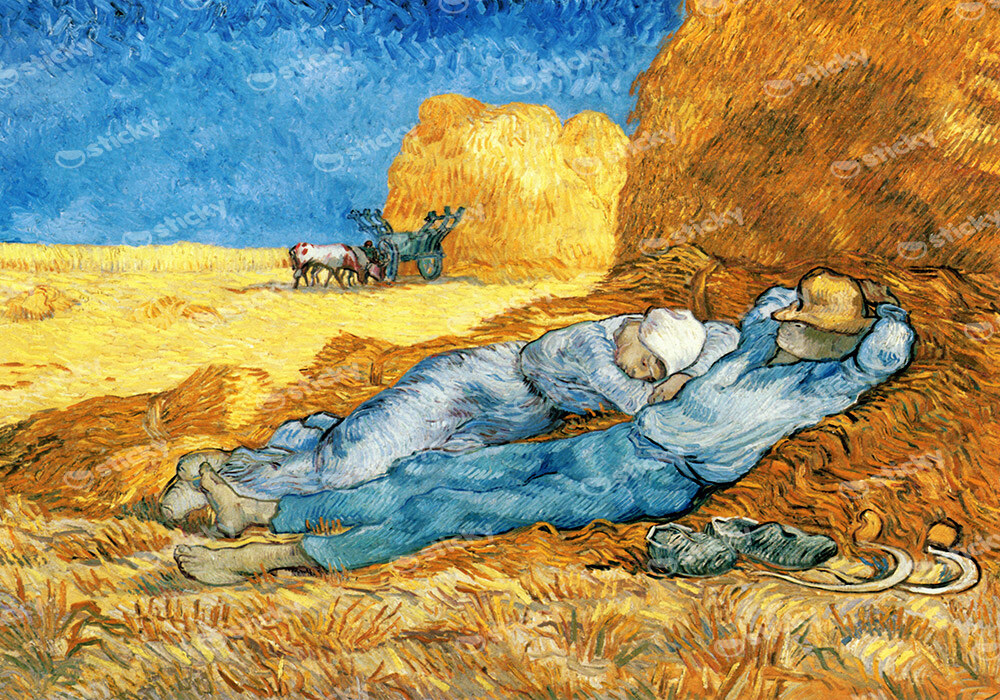 Πινακας σε καμβά VAN GOGH - NOON REST FROM WORK