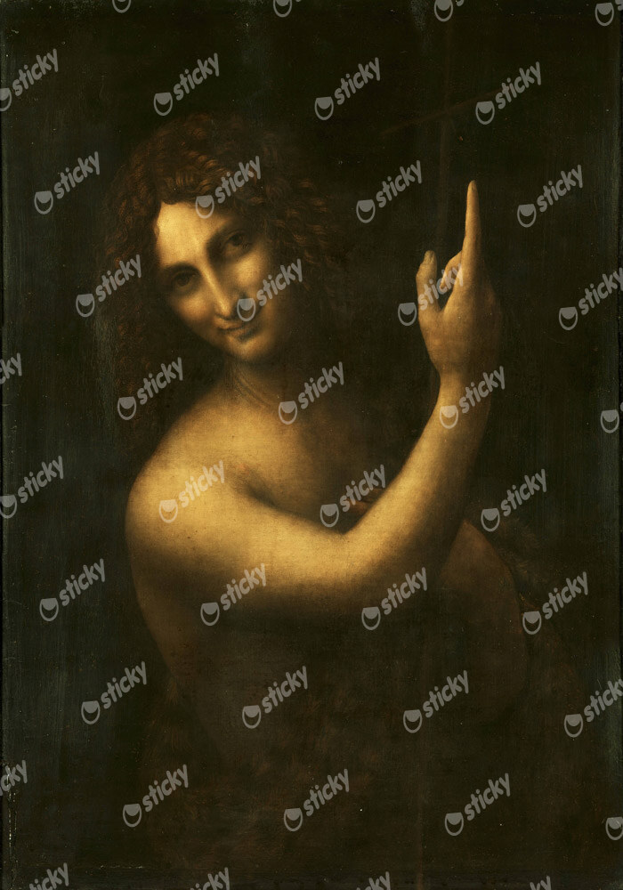 Πινακας σε καμβά DA VINCI - St. JOHN THE BAPTIST