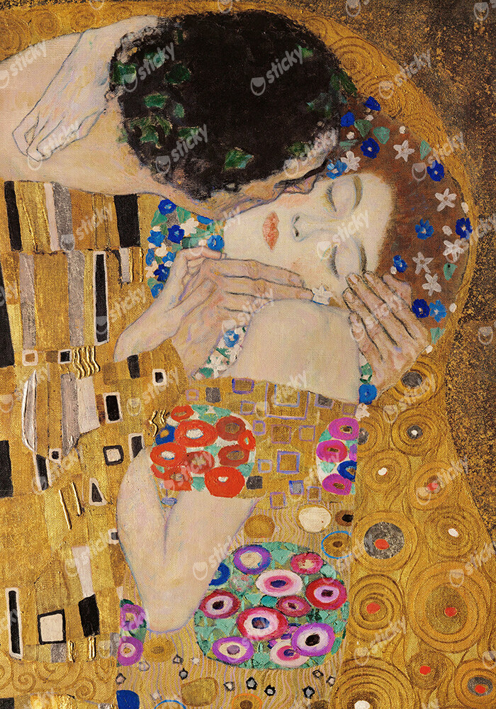 Πινακας σε καμβά KLIMT - KISS (DETAIL)