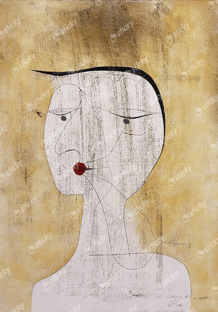 Πινακας σε καμβά PAUL KLEE - SEALED WOMAN