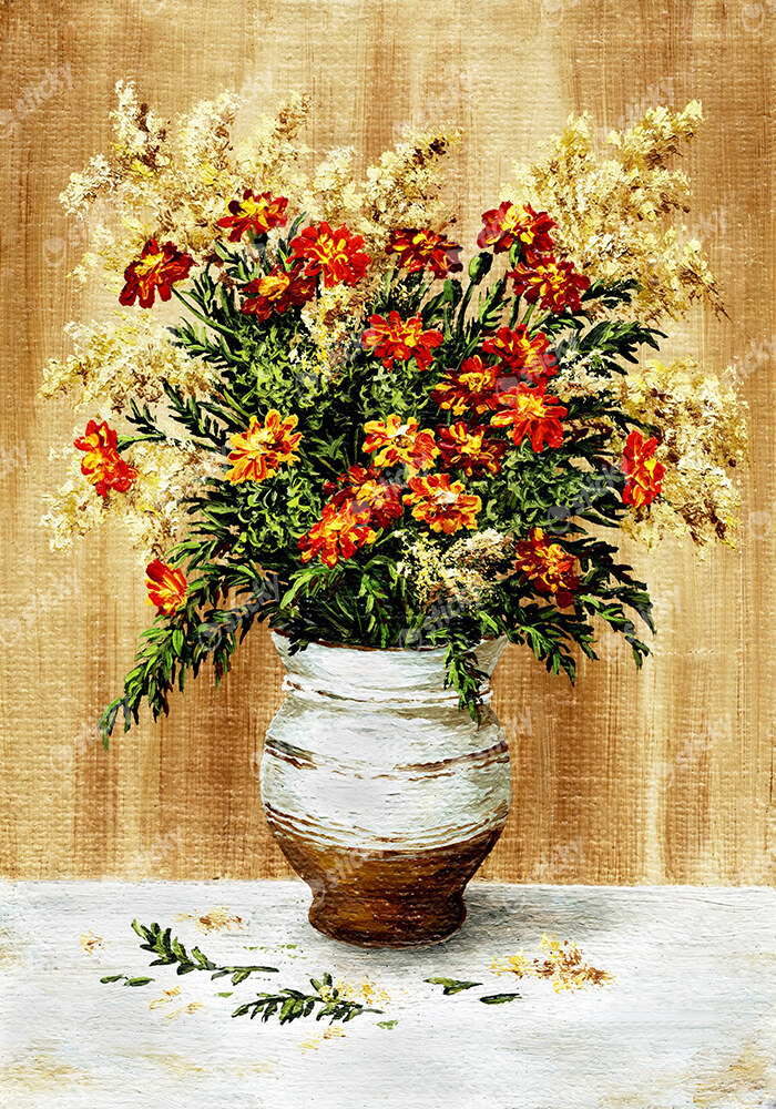Πινακας σε καμβά SUMMER FLOWERS