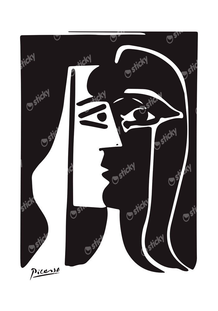 Πινακας σε καμβά PICASSO - THE KISS