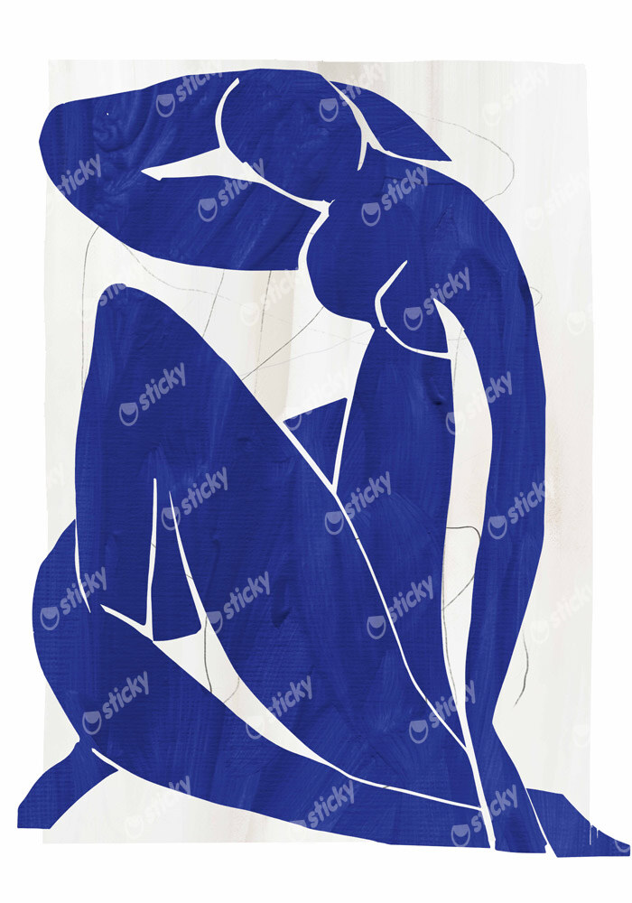 Πινακας σε καμβά MATISSE - BLUE NUDE