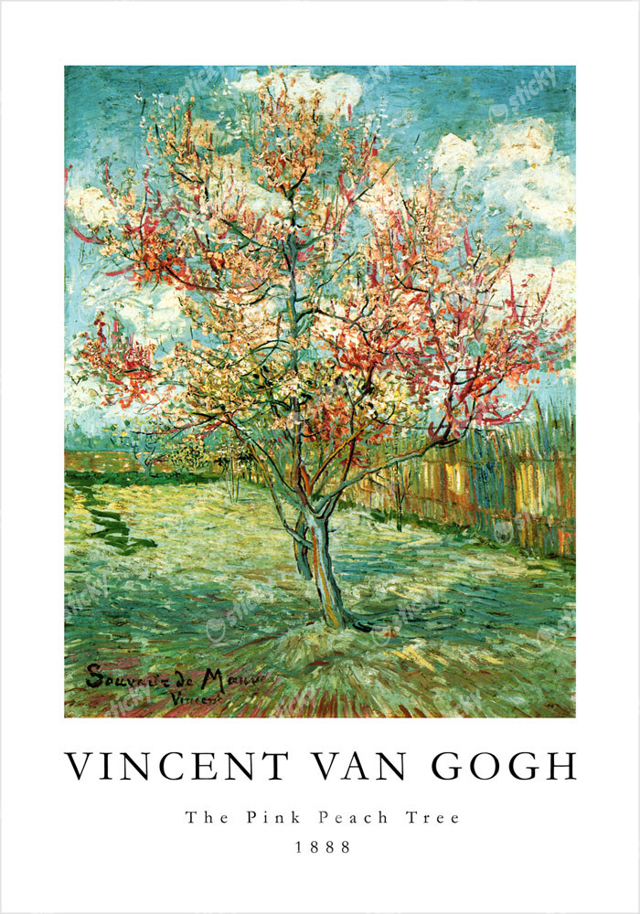 Πόστερ VAN GOGH - THE PINK PEACH TREE