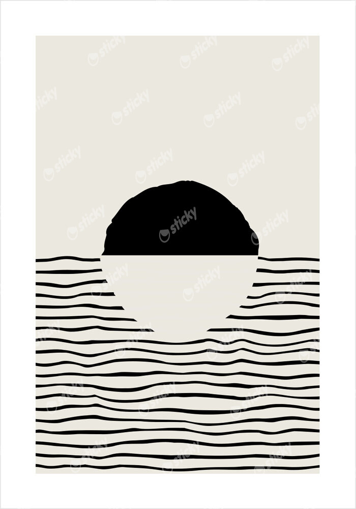 Πόστερ CREATIVE MINIMALIST ART CIRCLE
