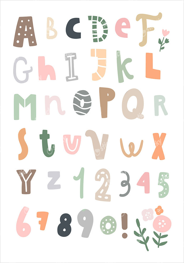Πόστερ CUTE ALPHABET