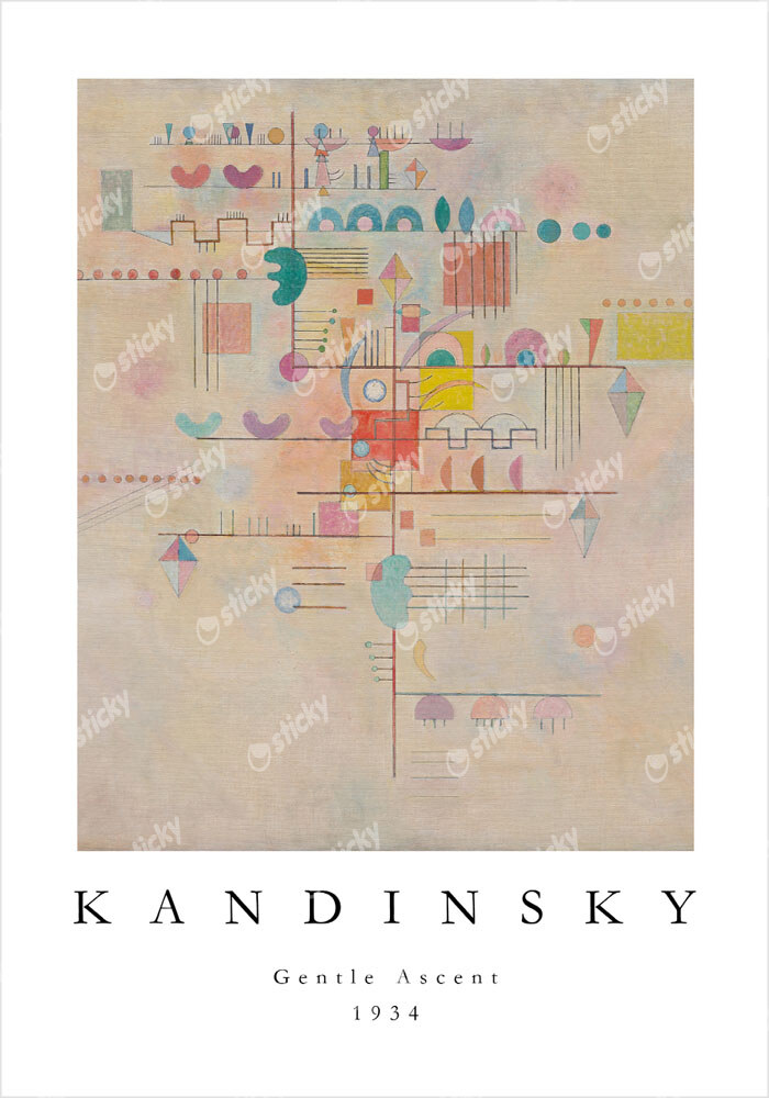 Πόστερ KANDINSKY - GENTLE ASCENT