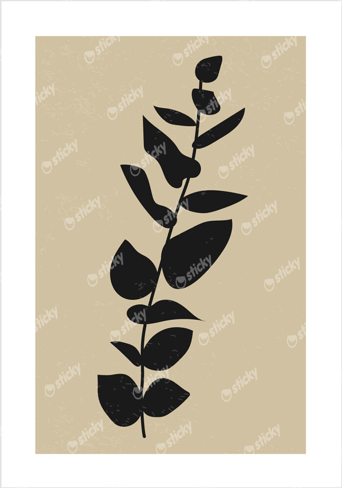 Πόστερ MINIMALIST BOTANICAL BRANCH 2