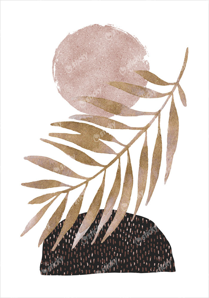 Πόστερ SUN WITH LEAF