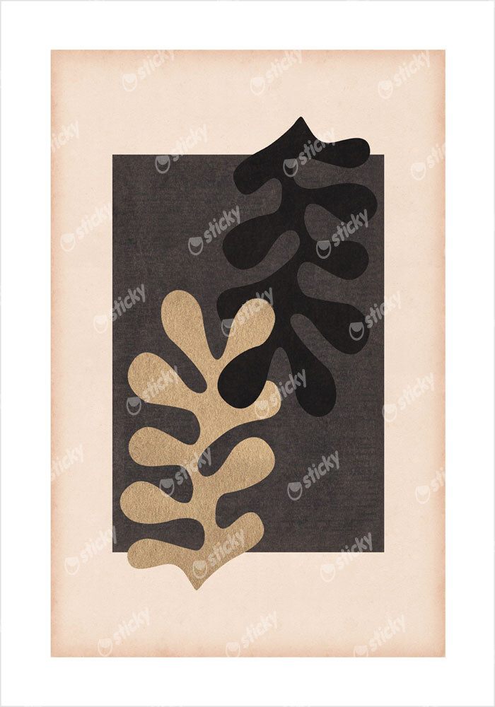 Πόστερ VINTAGE LEAVES COMPOSITION