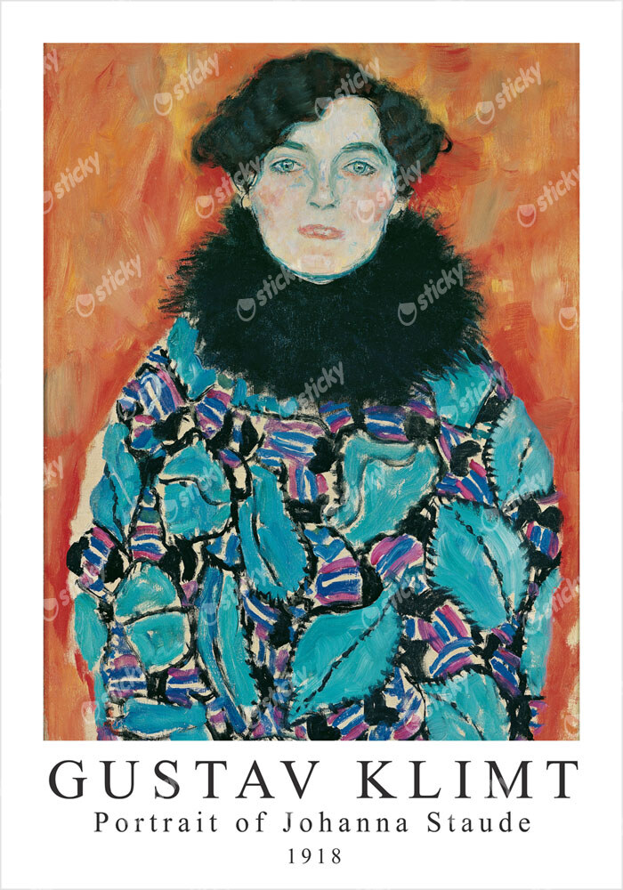 Πόστερ KLIMT - PORTRAIT OF JOHANNA STAUDE
