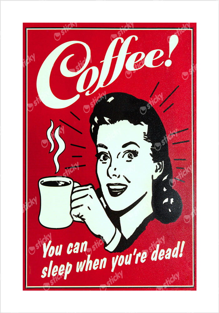 Πόστερ OLD FASHIONED CAFE SIGN