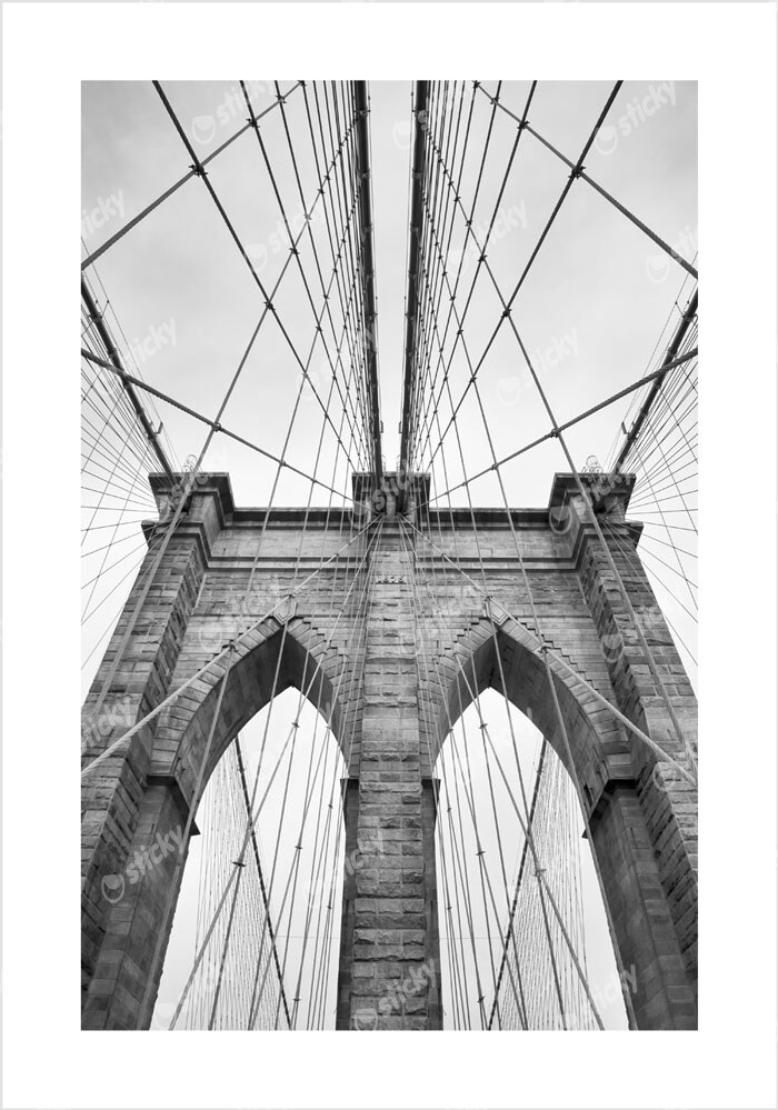 Πόστερ BROOKLYN BRIDGE BW
