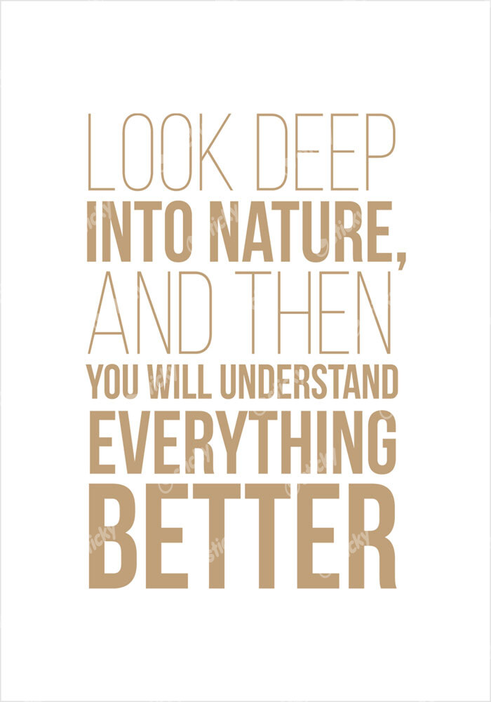 Πόστερ LOOK DEEP INTO NATURE