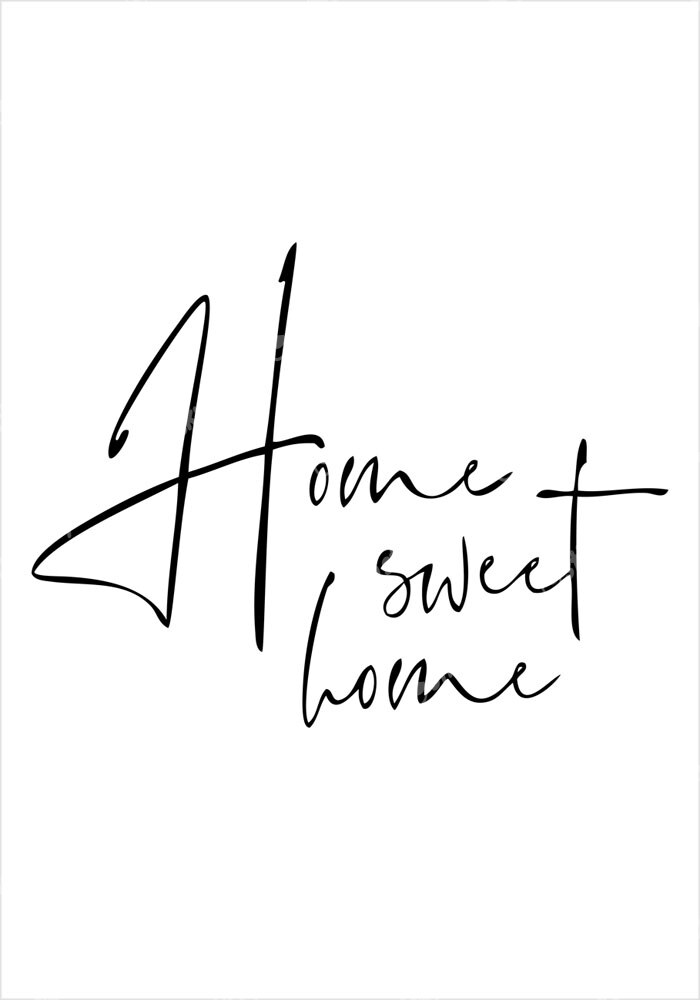 Πόστερ HOME SWEET HOME