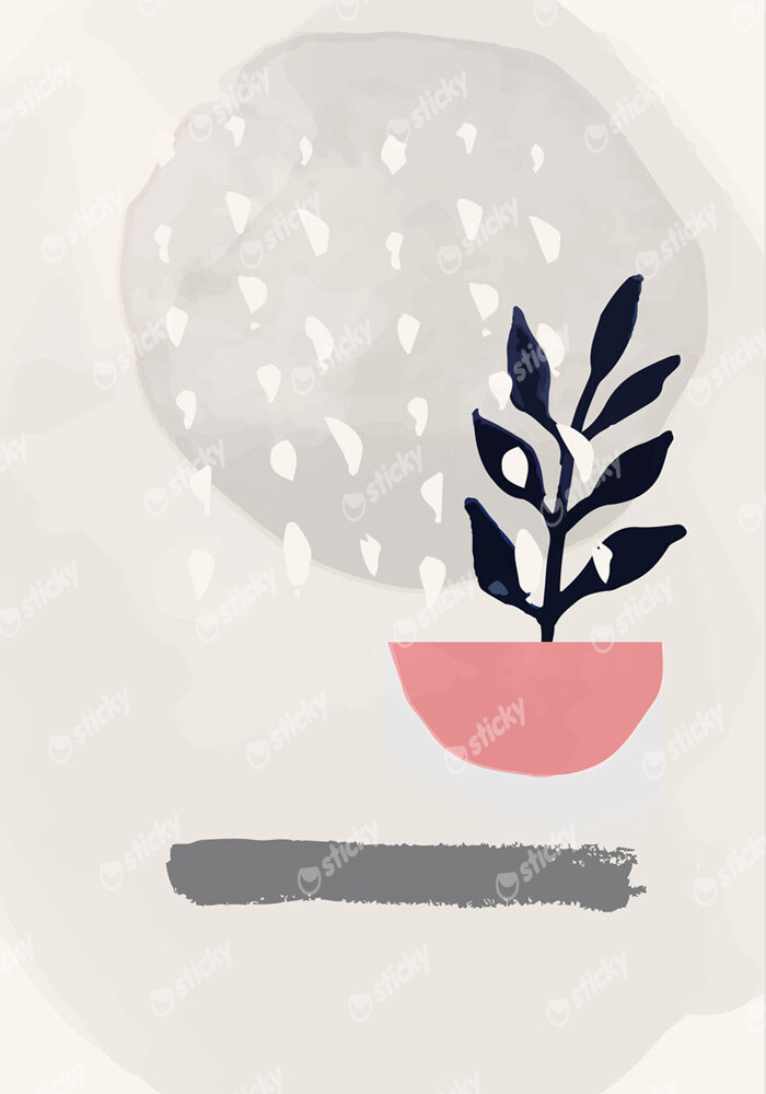 Πόστερ MODERN WATERCOLOR ELEMENTS