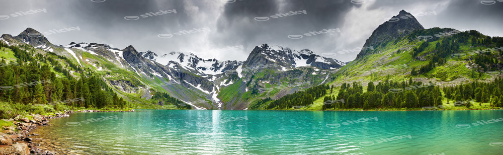 Πίνακας Πανοραμικός MOUNTAIN LAKE